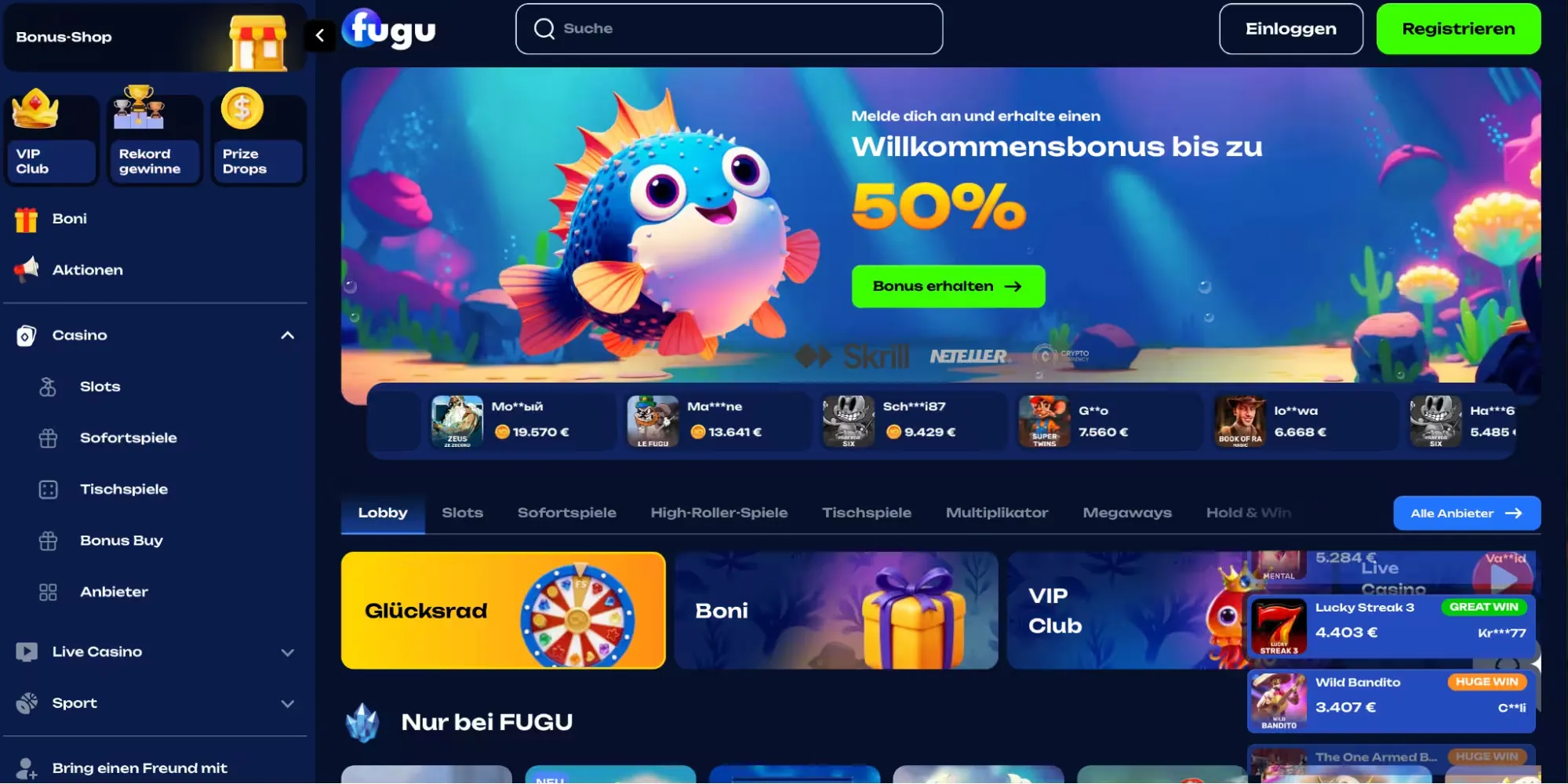KYC bei Fugu Casino: der Identit&auml;tsverifizierungsprozess